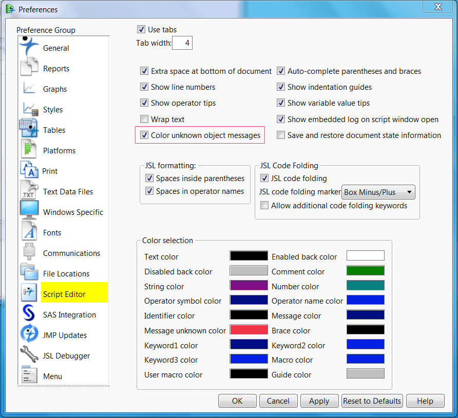 Solved My script editor is very slow JMP User Community