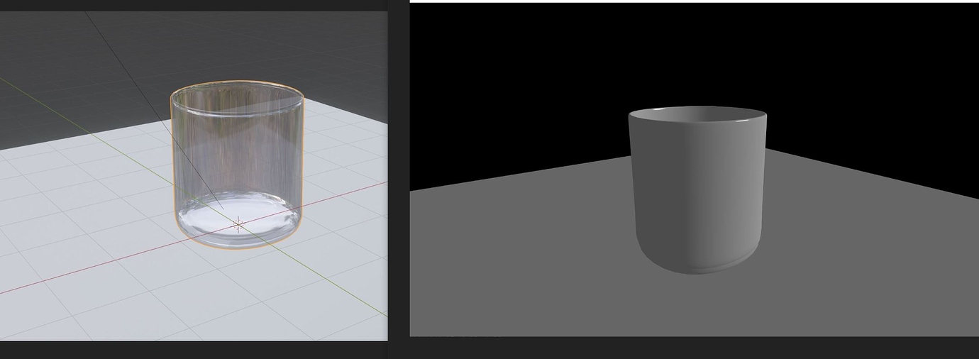 How to import obj model with glass material from blender? OpenGL