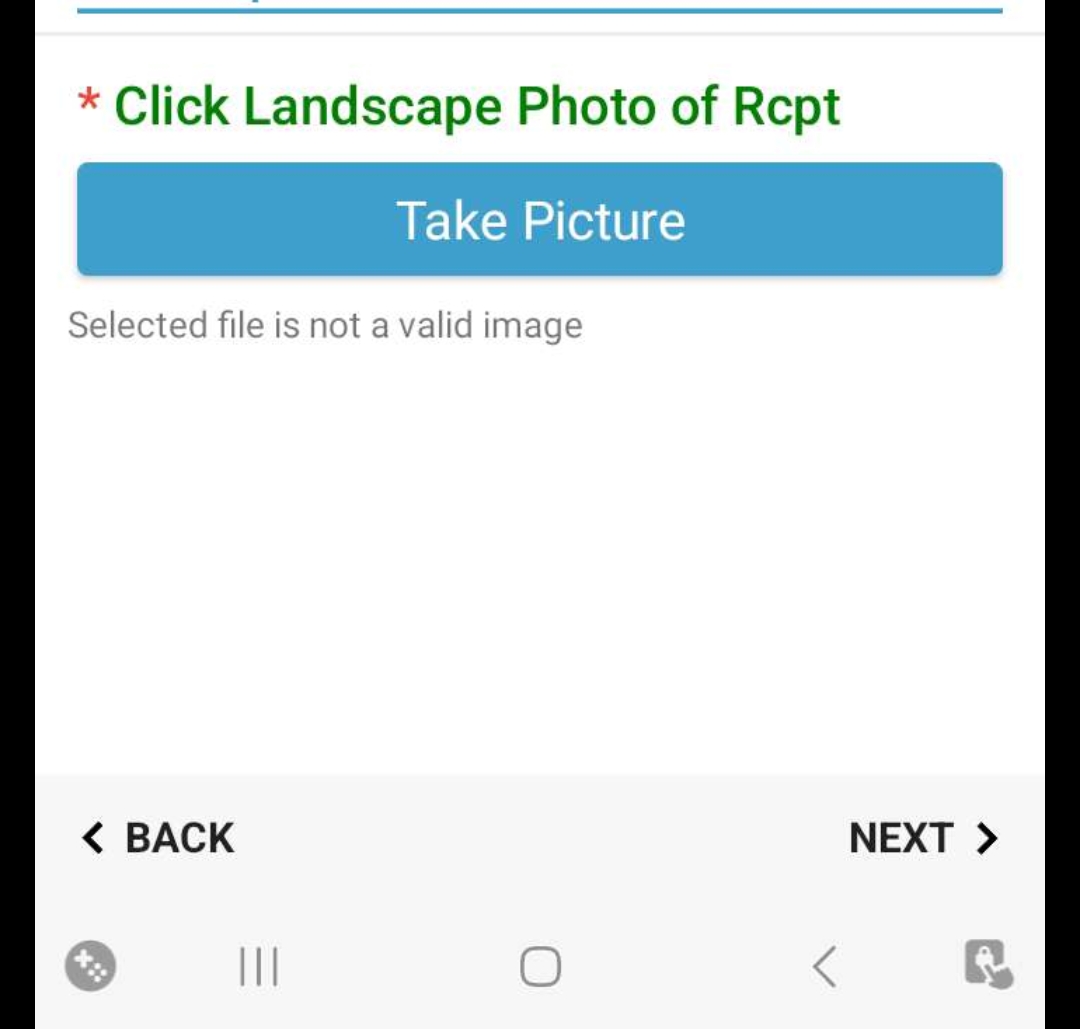 Selected file is not a valid image Data Collection KoboToolbox