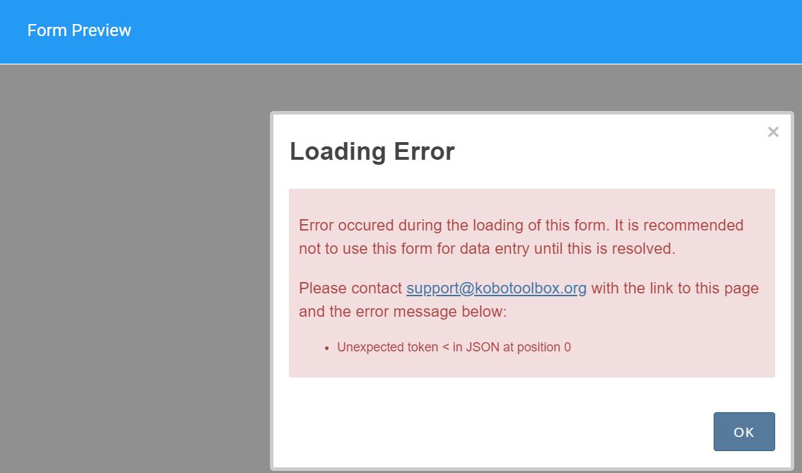 Loading Error ,Unexpected token