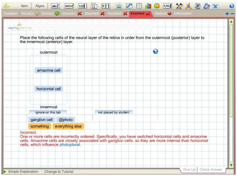 Achieve, Sapling Learning (High School) > Answering Free.