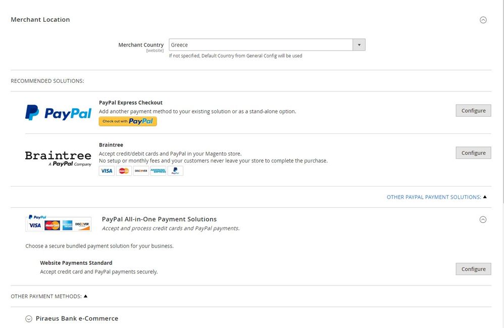 Disable paypal credit and payflow from magento 2 Magento Forums