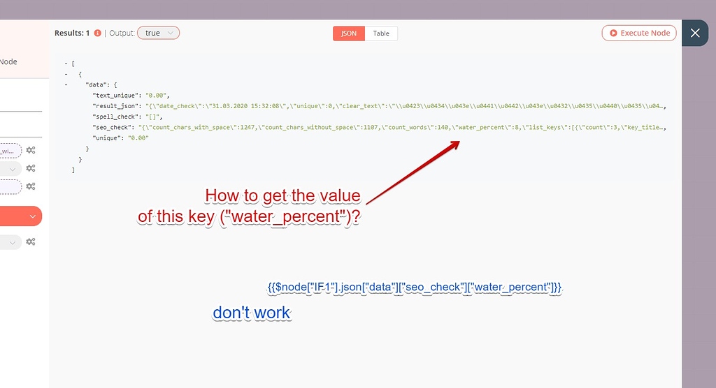 How to get the key value in a JSON file? Questions n8n Community
