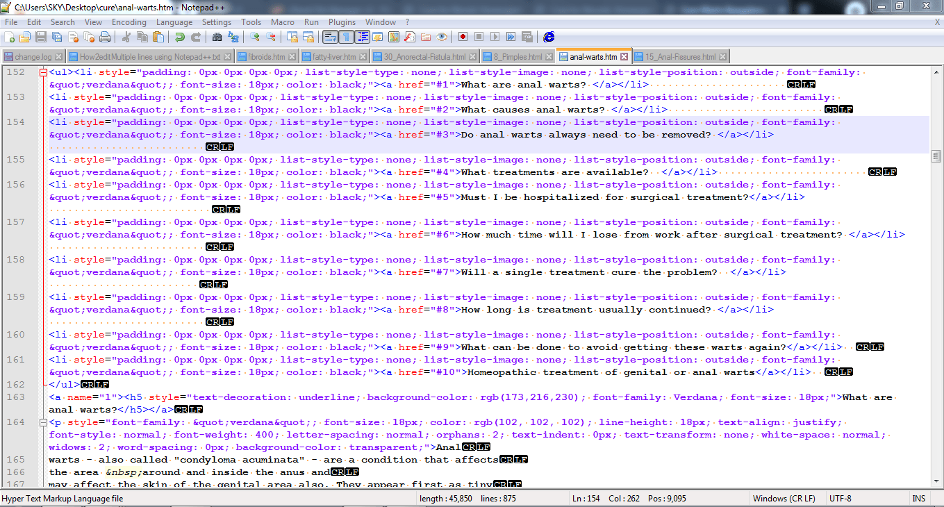 Delete blank lines of multiple opened files Notepad++ Community