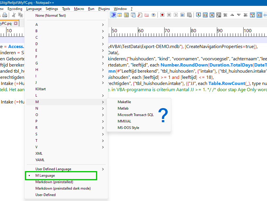 User Defined Language what do I do wrong ? Notepad++ Community