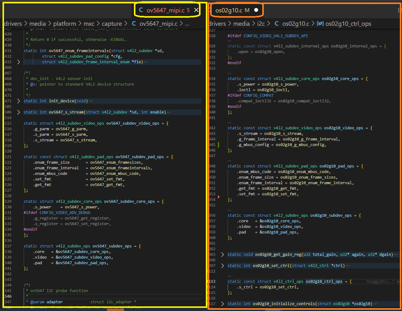 can not get all details with command v4l2ctl device /dev/video0