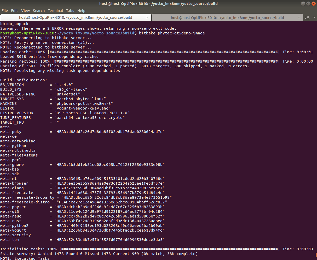 ERROR nxpwlansdkgitr0 oe_runmake failed and /bin/sh 1