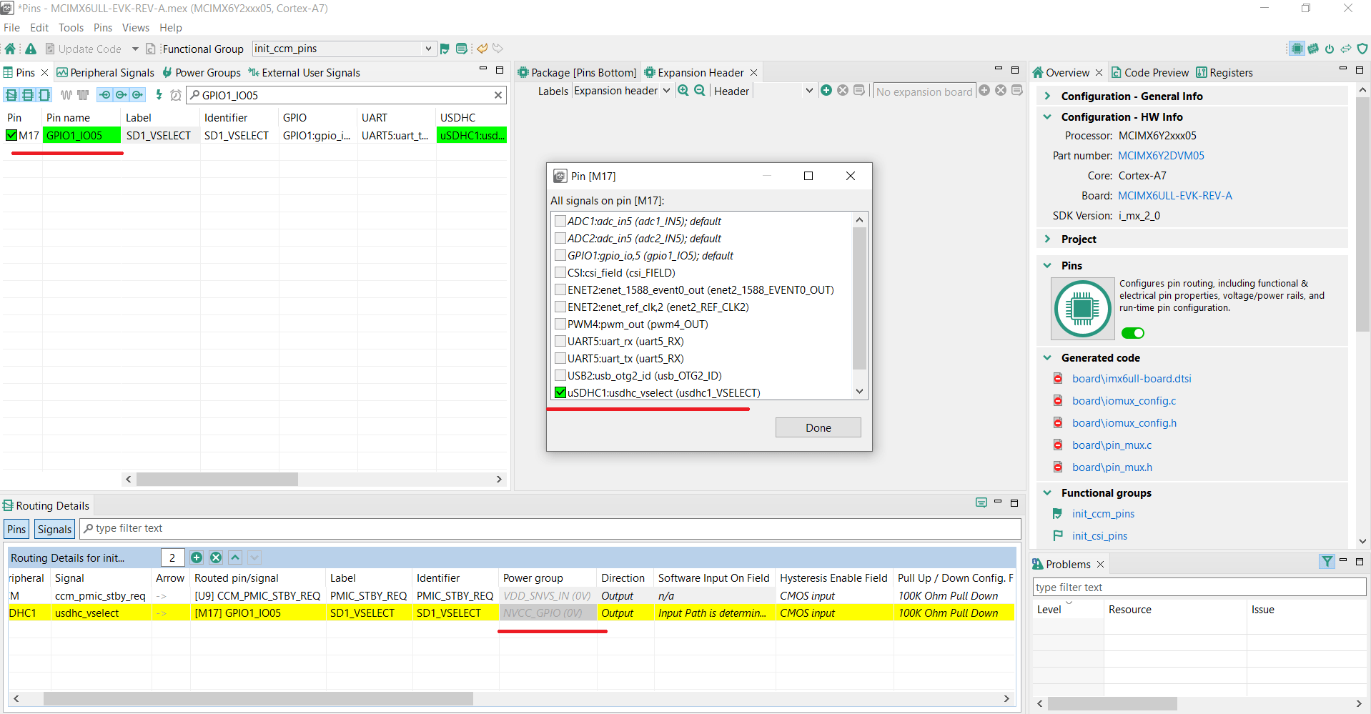 Solved Re How does one determine the power domain of a pin on the i