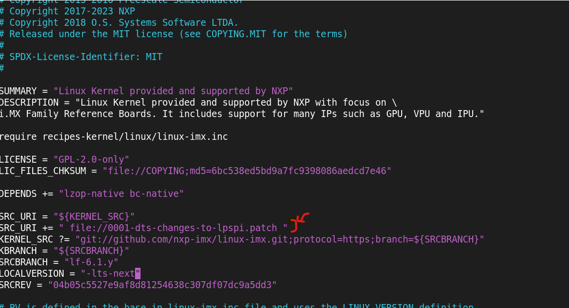 Creating and applying a git patch in a yocto build? NXP Community