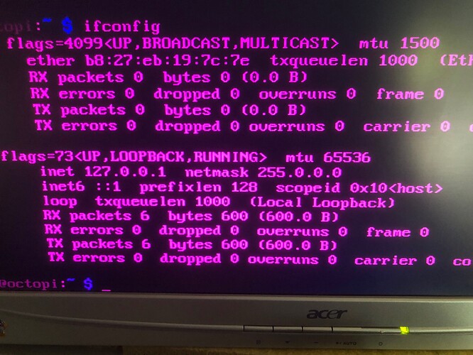 OctoPi connection troubleshooting megatopic 273 by