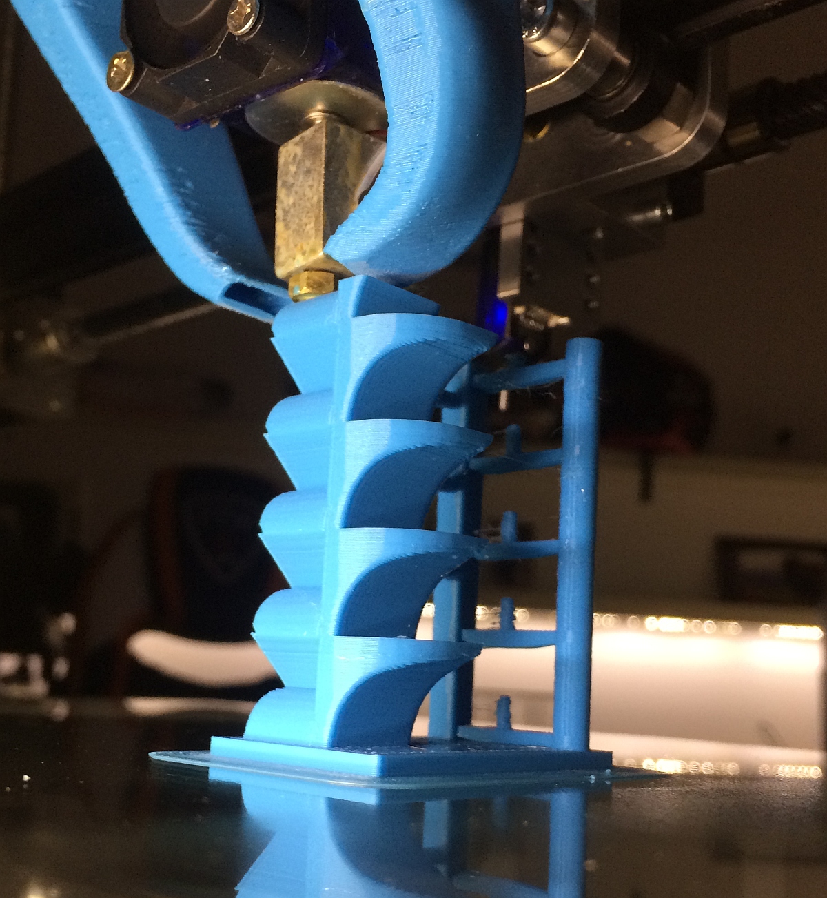 Target heater temperature is reset to zero right before printing starts