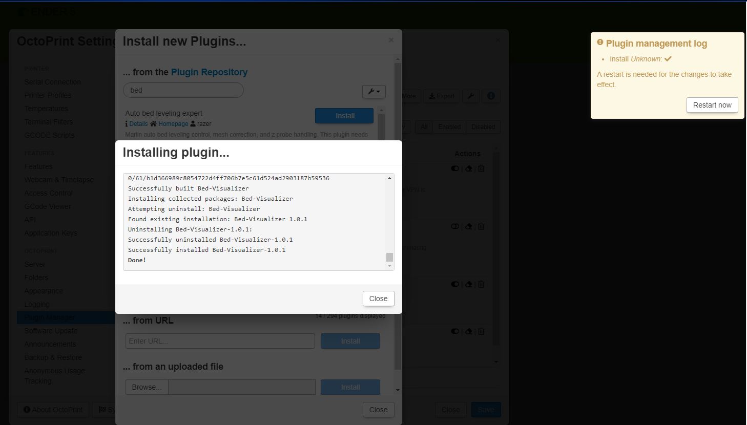 Bed Level Visualizer 155 by MOCCOR Plugins OctoPrint Community Forum
