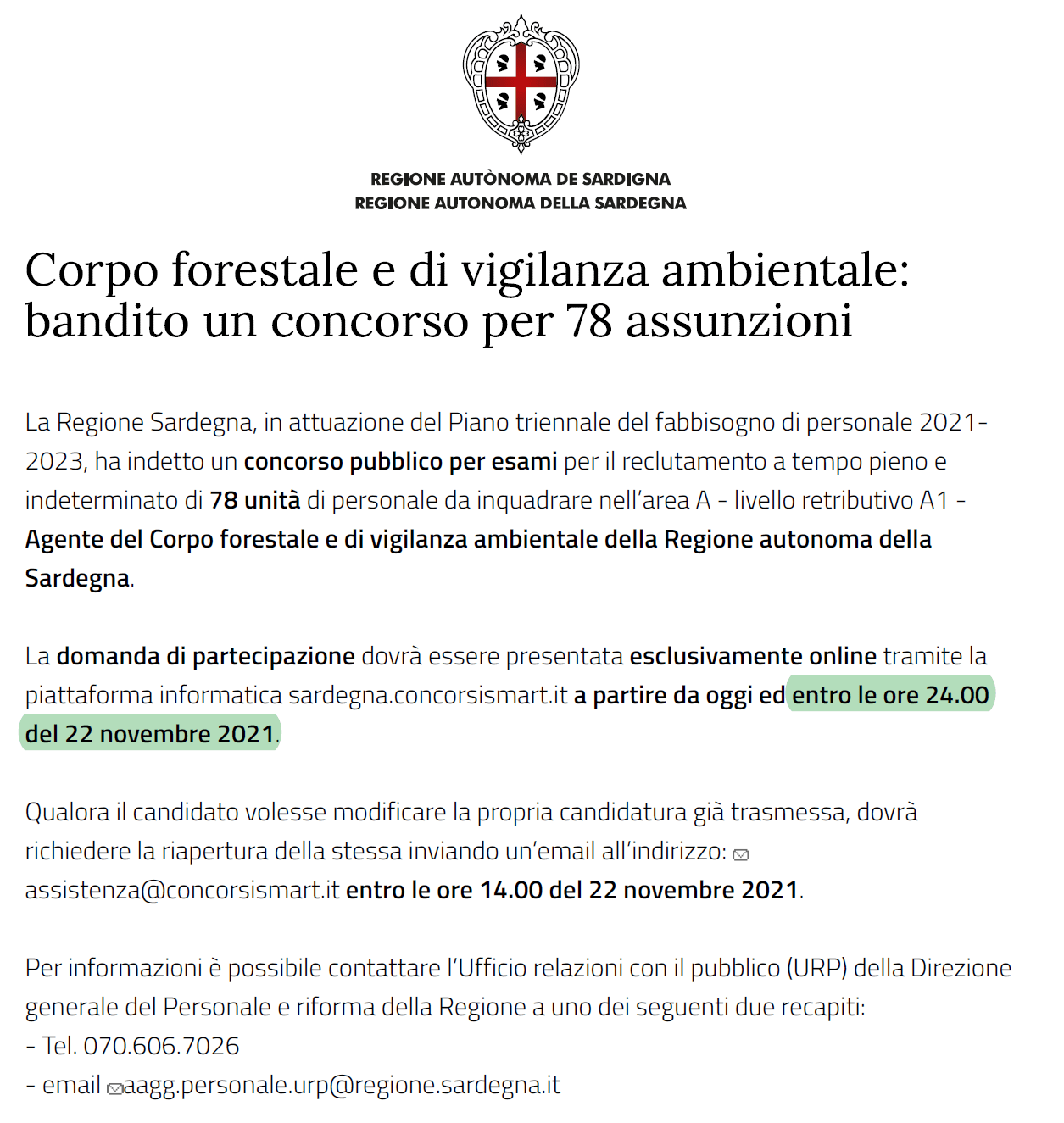concorsi sardegna 2023 Agente Del Corpo Forestale E Di Vigilanza Ambientale (Regione Sardegna) - Full49 - Lezioni - Community Omniavis
