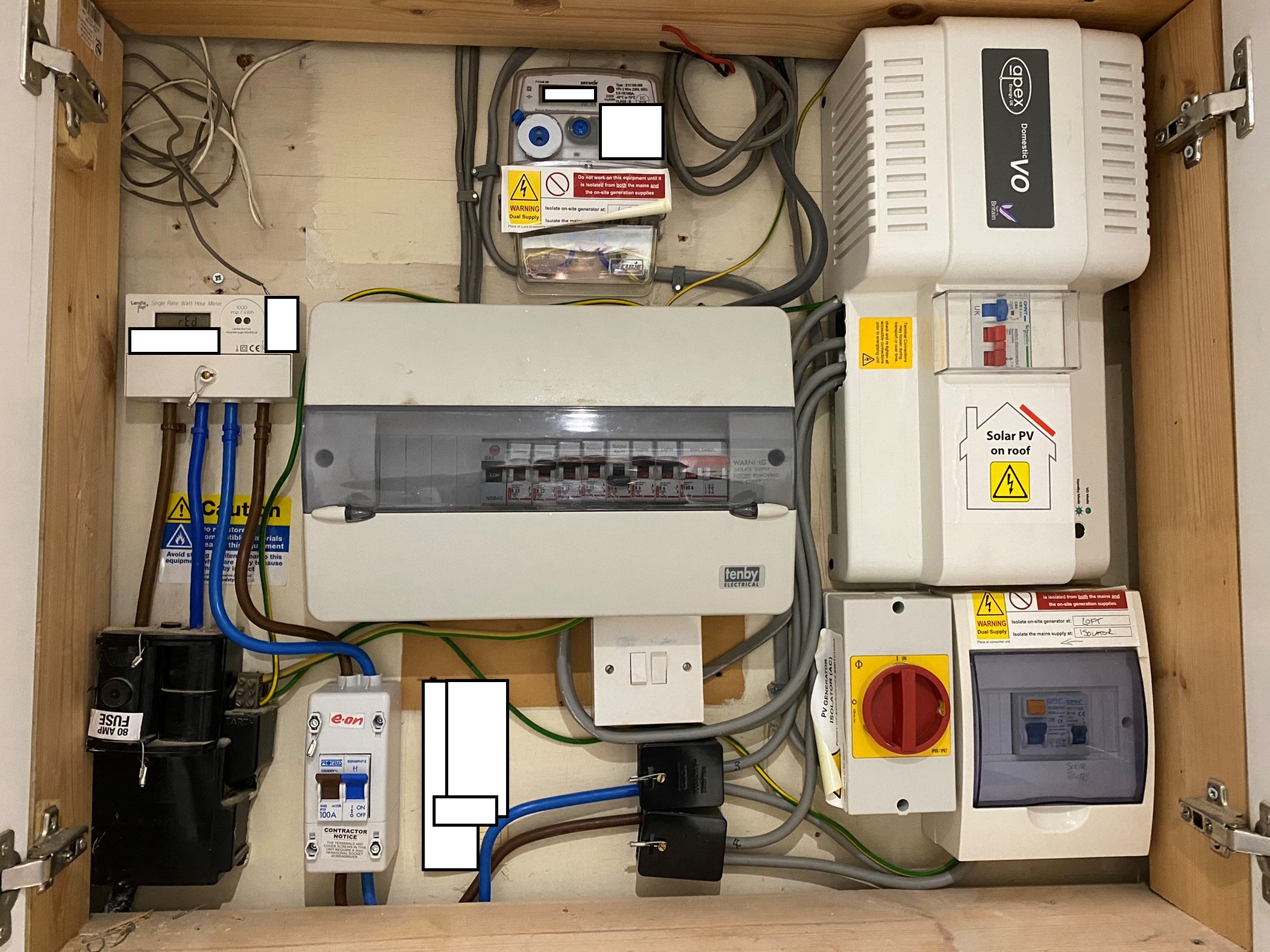 Solar PV CT Clamp Position Not All Cables Colour Coded Getting