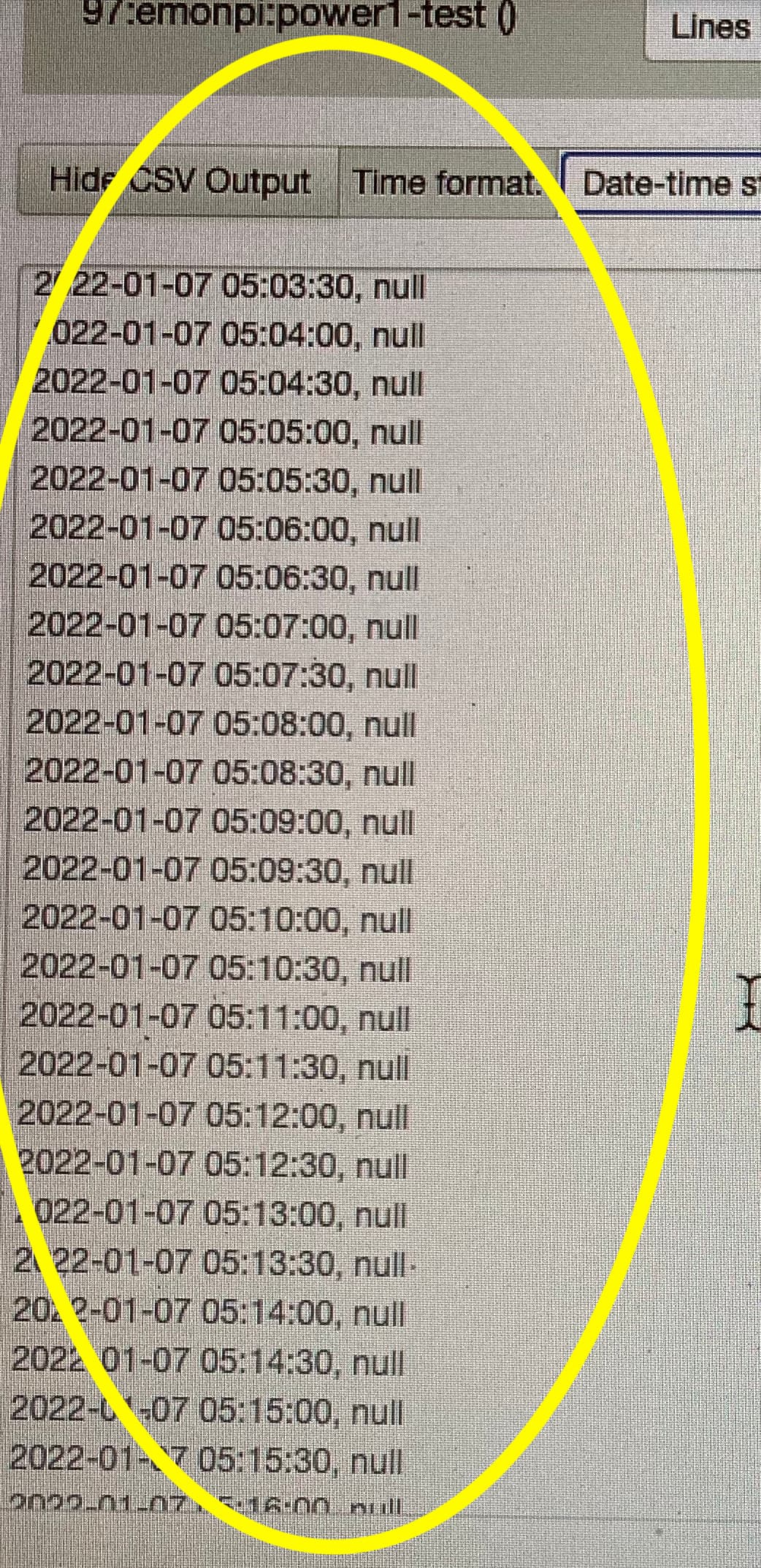 Server date keeps changing to a time many months in the past Emoncms