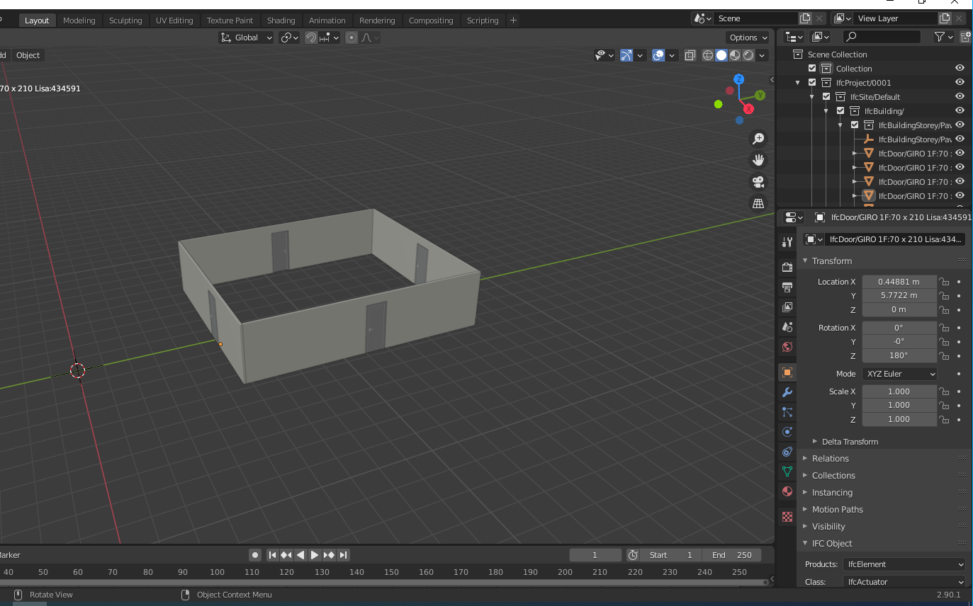 Problems Importing From Blender to Revit — OSArch