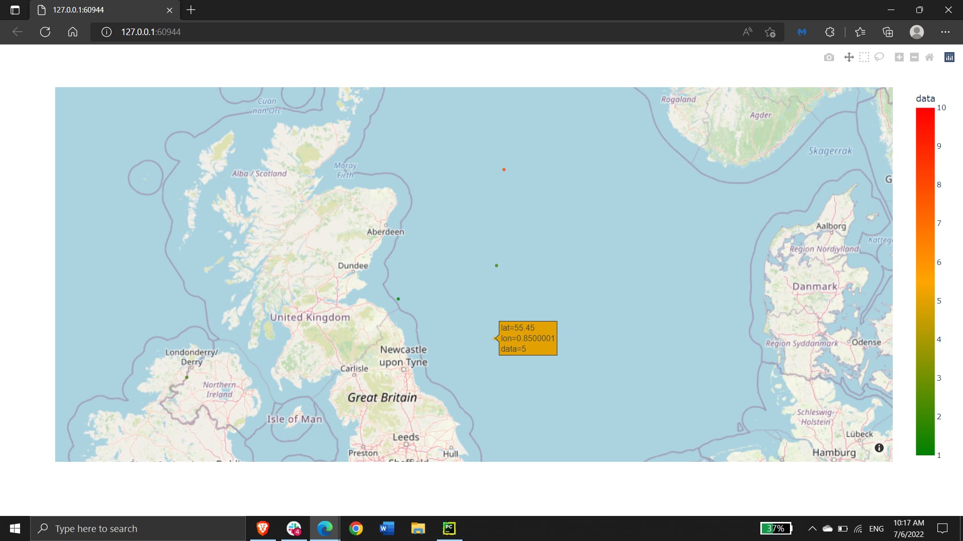 Plotly.express.scatter_mapbox not working with color_continuous_scale