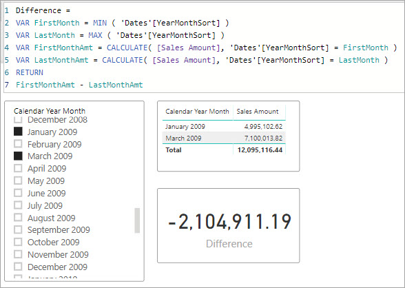Solved Calculation based on AND of selected filter values Microsoft