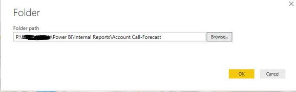 Connecting to a network folder Microsoft Power BI Community