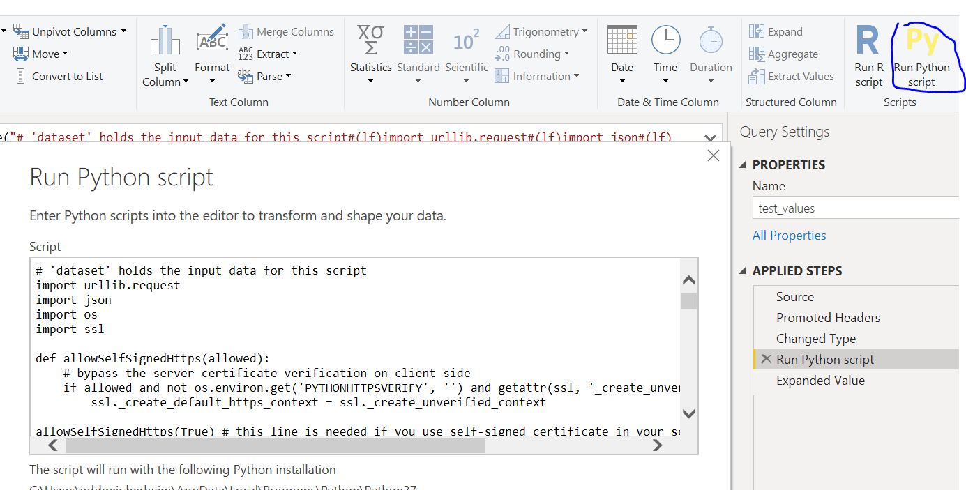 Solved Azure Machine Learning Python Query Script with