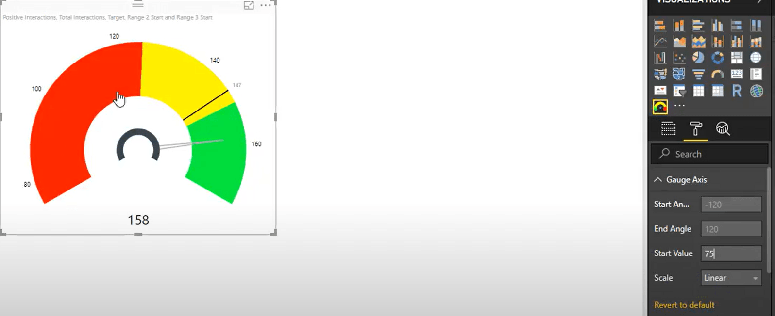Solved Tachometer adjusment Microsoft Power BI Community