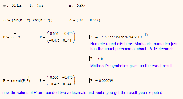 Matrix inverse Error PTC Community