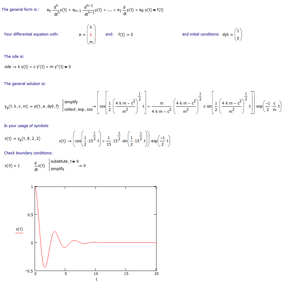 Differential equation solver mathcad prime 1.0 PTC Community