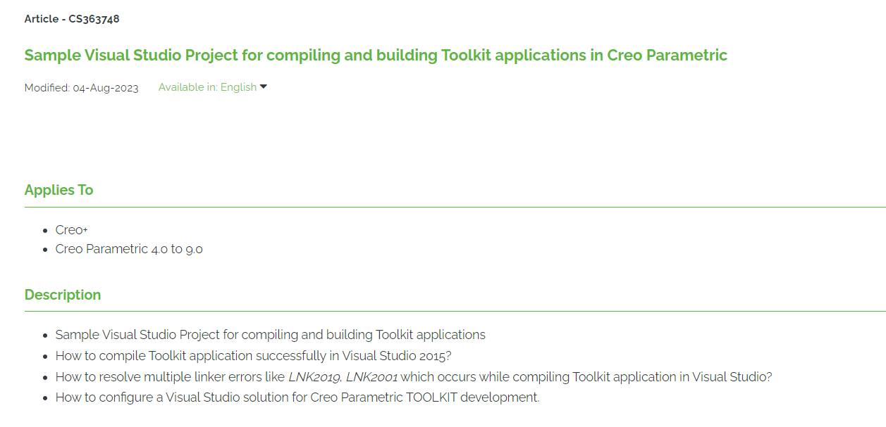 The command "nmake /f make_install dll" exited wit... PTC Community