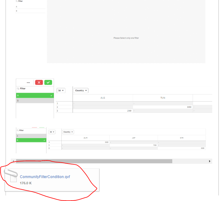 Solved Dynamic Filter on a Pivot table RowQlik Sense Qlik Community