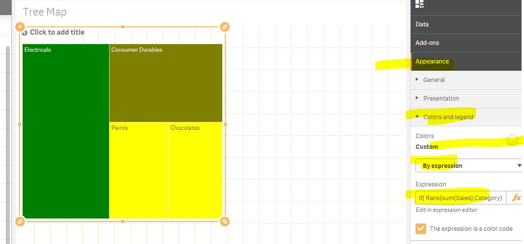 Custom Color in Treemap Qlik Community 4996