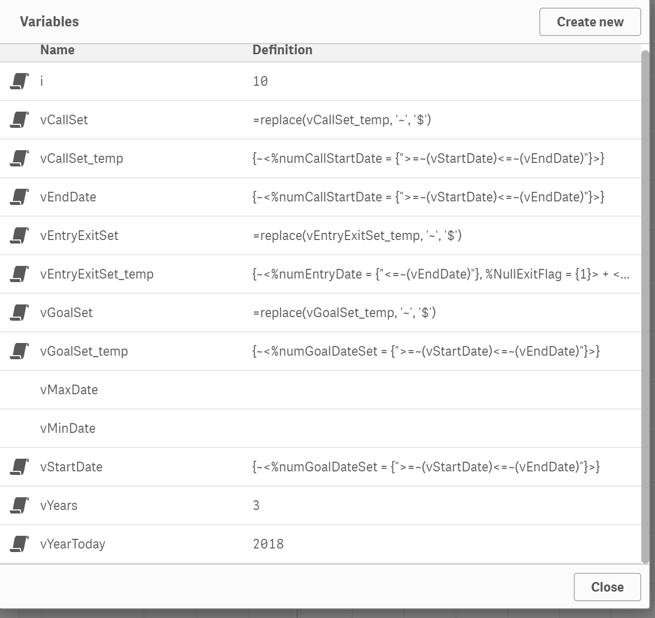 Solved Read in variables for expressions in Qlik Sense Qlik
