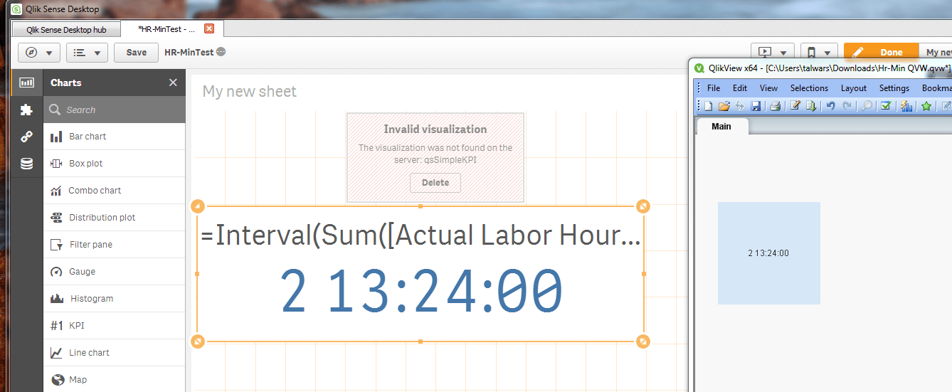 Solved Convert Minutes/Hours to number Qlik Community 11432