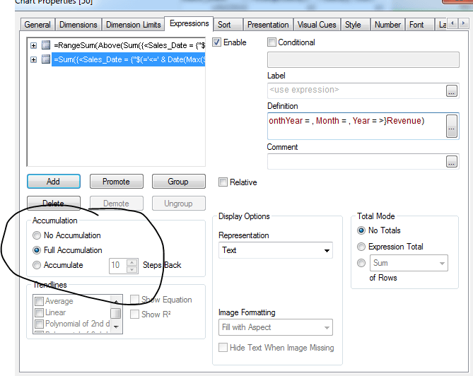 Solved Get Cumulative sum upto particular time selection Qlik