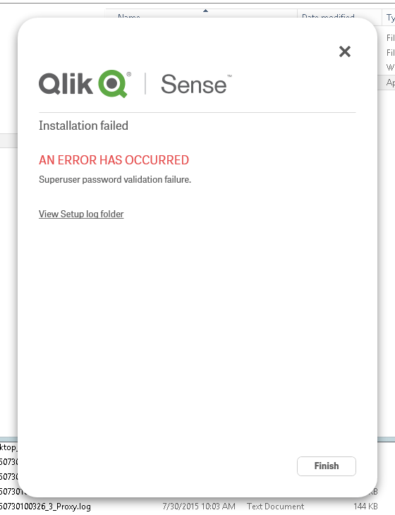 Problems with Qlik Sense Installation Qlik Community 921212