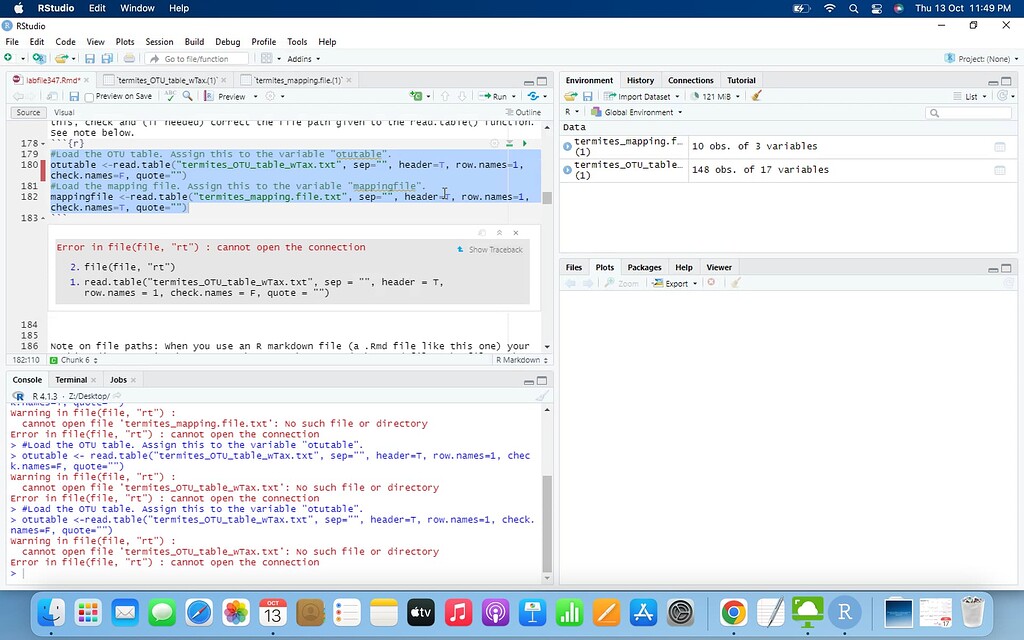 Error in file (file, "rt") cannot open the connection Posit Community