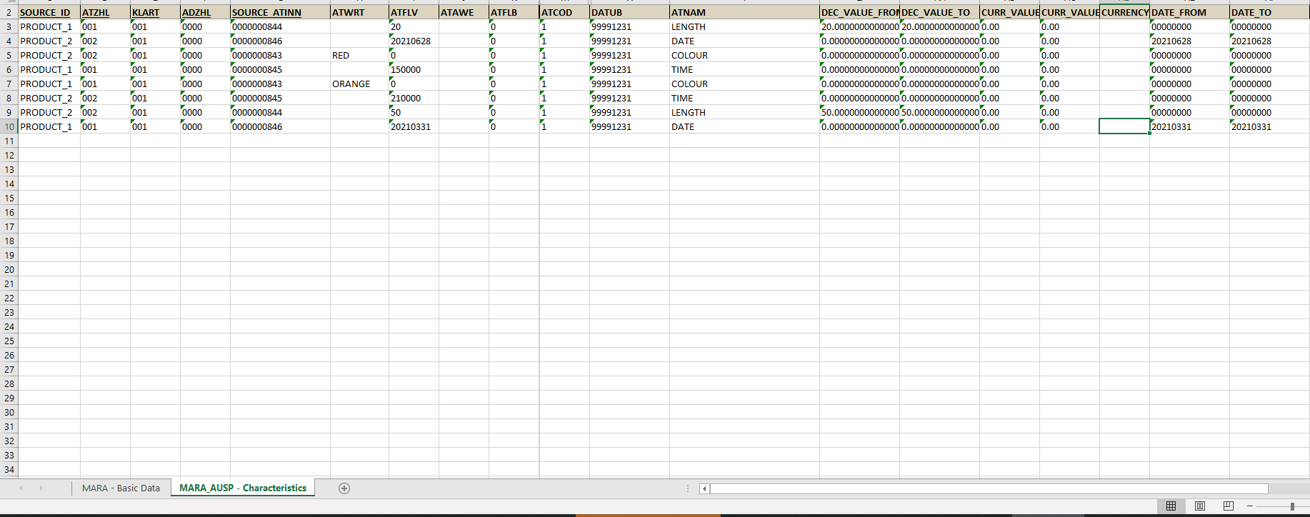 How to mass update Material Classification in SAP SAP Community