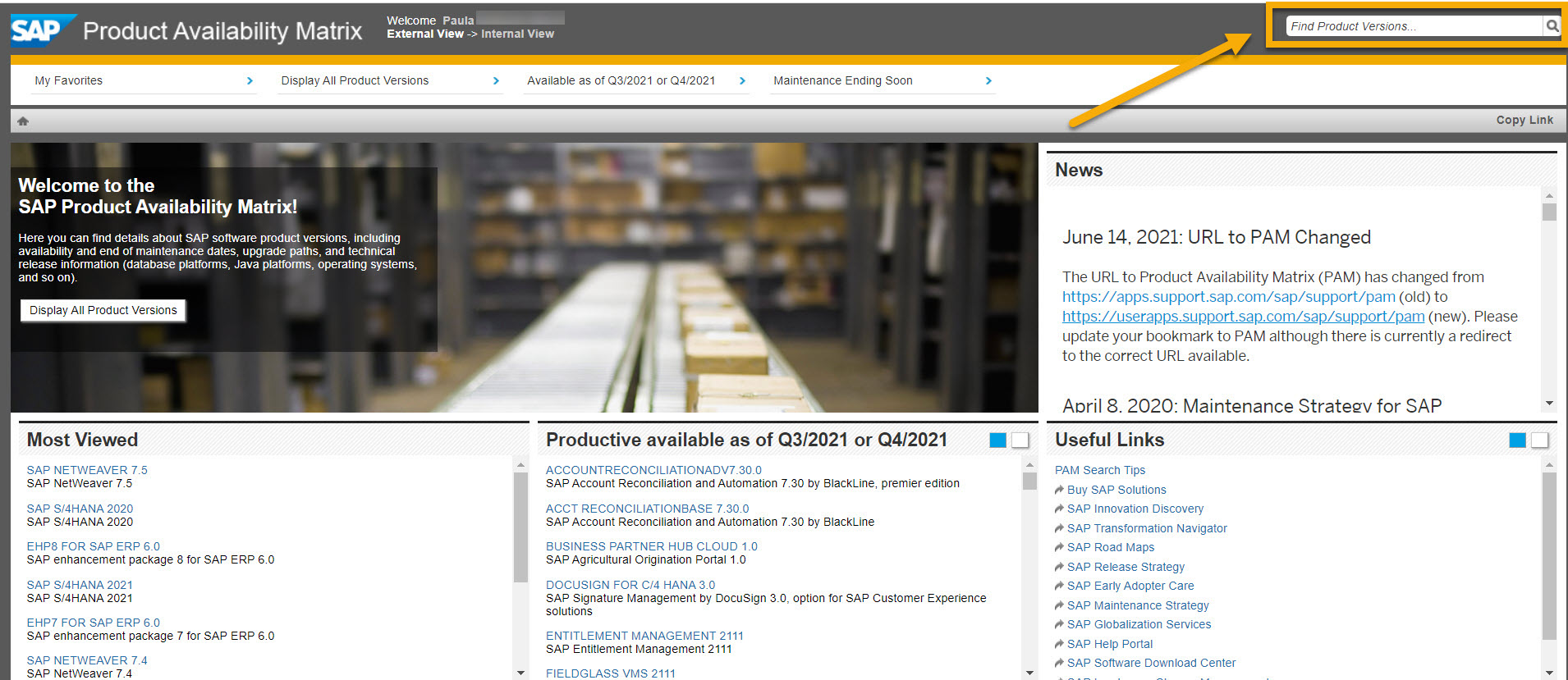 Product Availability Matrix SAP Community