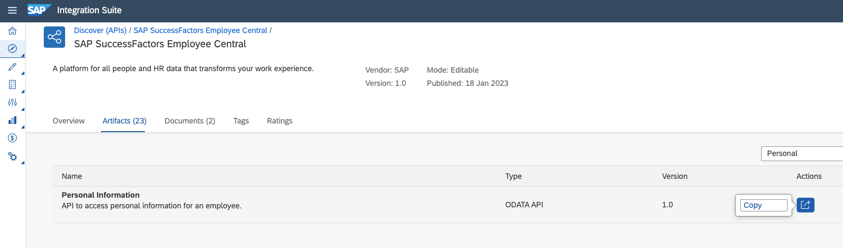 Configuring access to an SAP SuccessFactors API in... - SAP Community