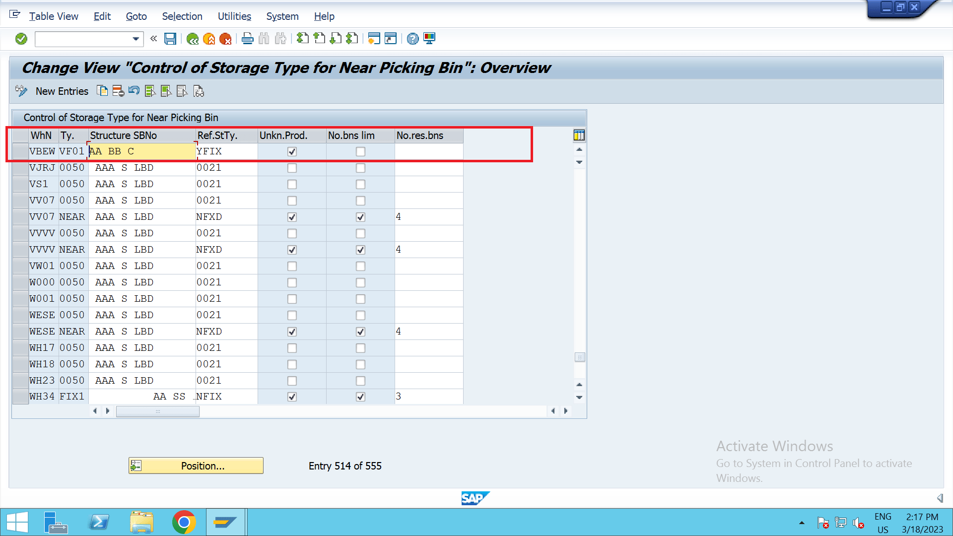 Near Fixed bin Strategy SAPEWM SAP Community