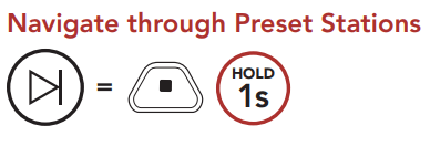 Navigating Preset Stations – Sena Technologies Help Desk