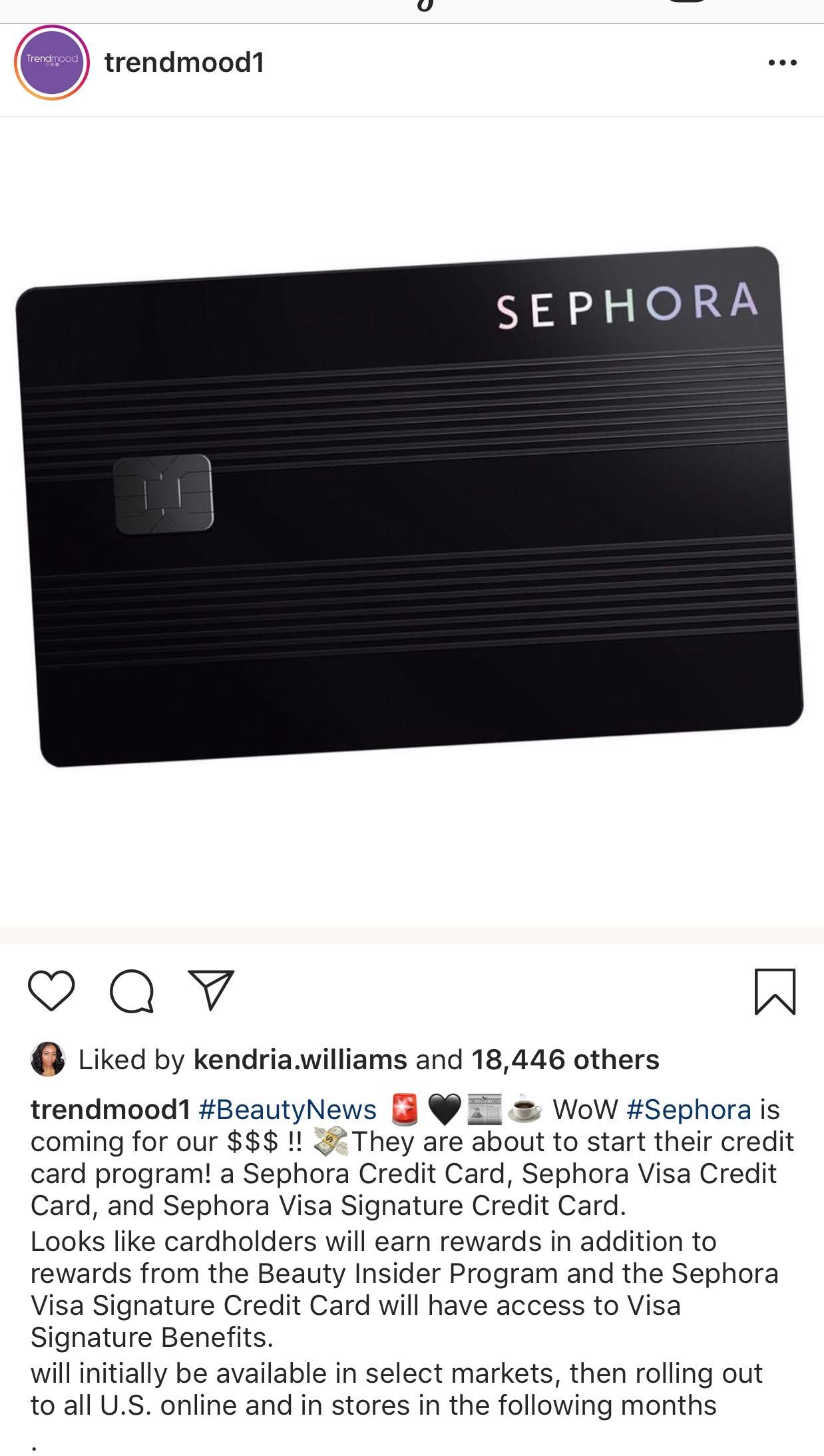 Sephora credit card coming soon Beauty Insider Community