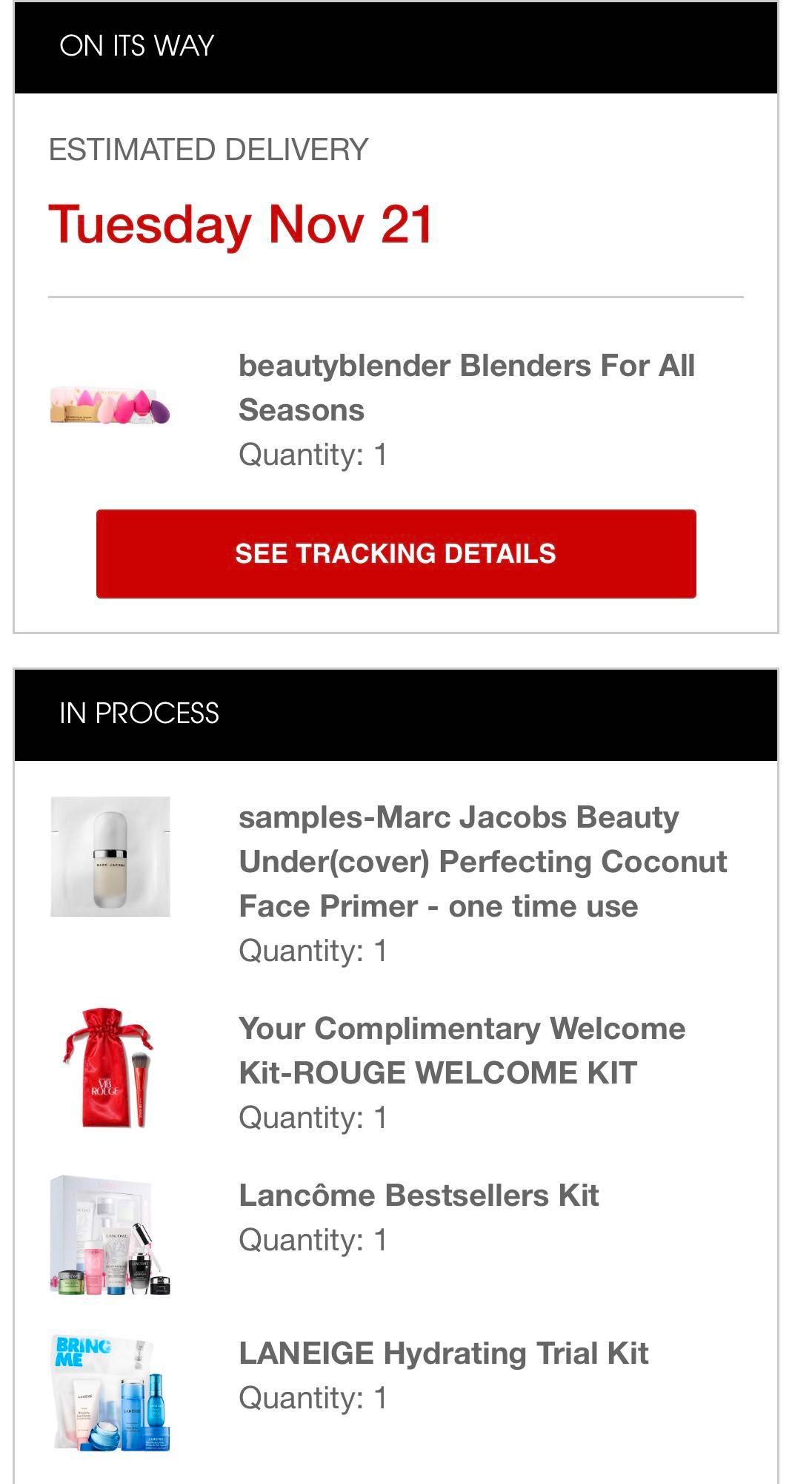 why order still in process? Beauty Insider Community