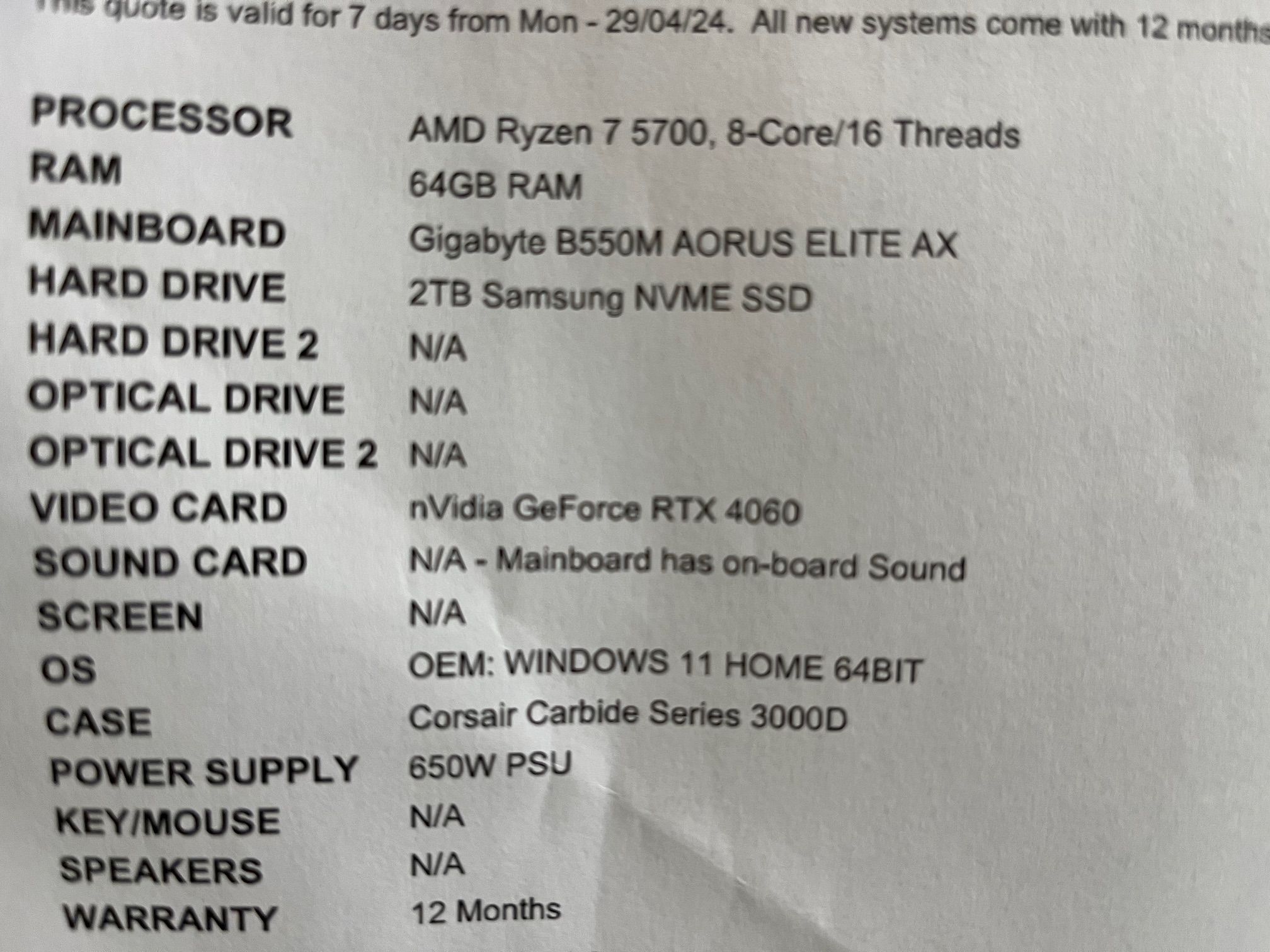 Computer Specs sketchucation