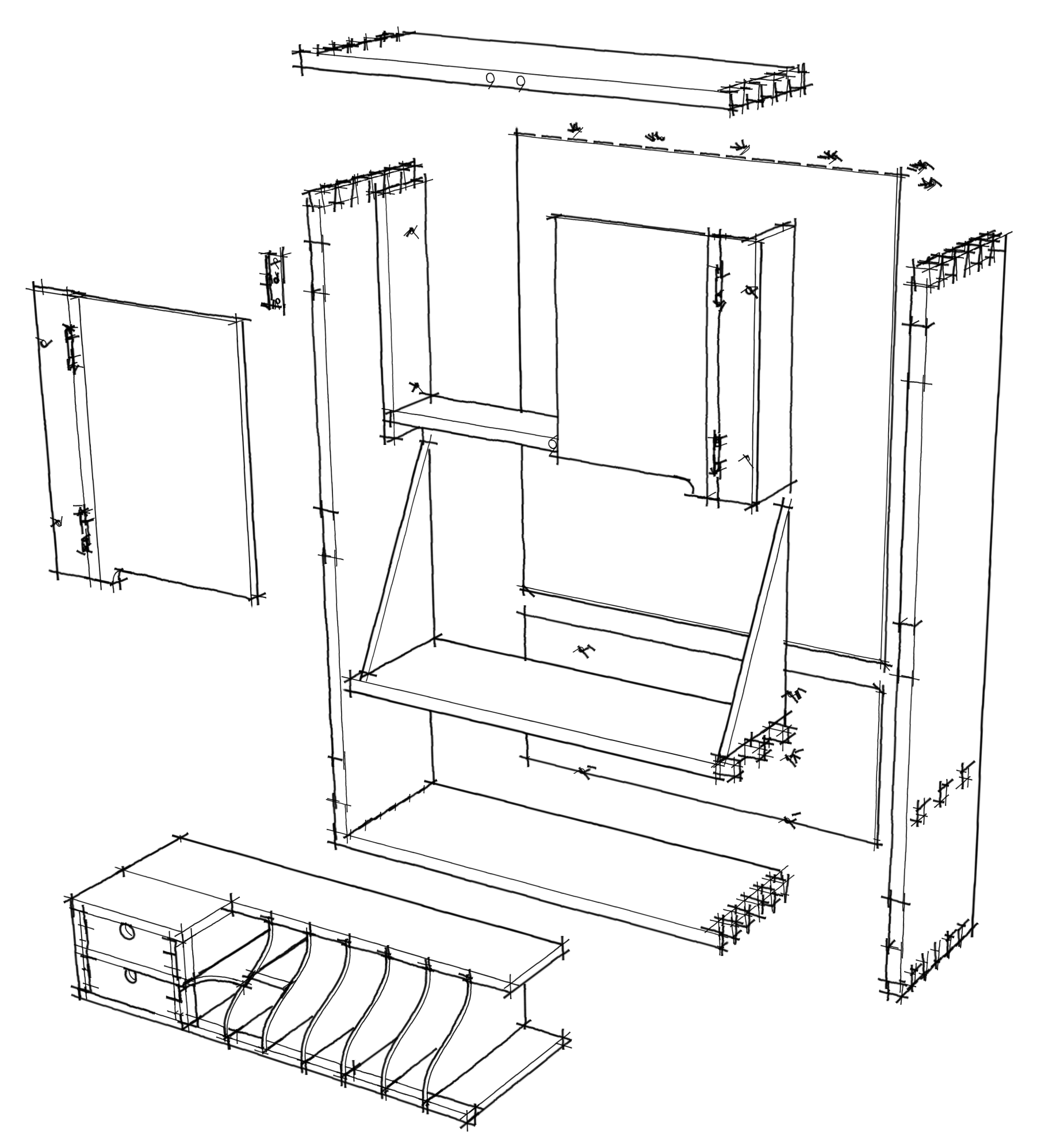 Creating an exploded axon | sketchucation