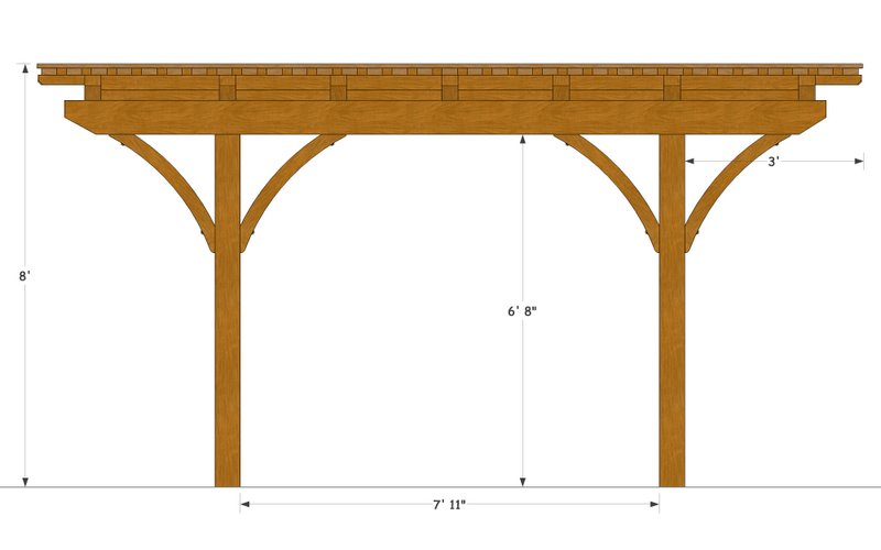 Curved Patio Cover Design sketchucation