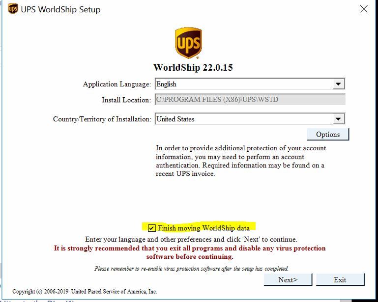How to Transfer UPS WorldShip Data (For UPS restore standalone version only) General