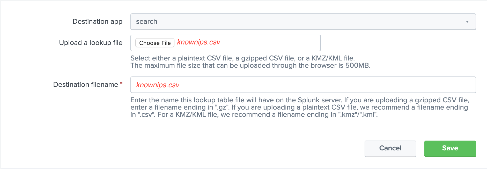 Solved Using CIDR in a lookup table Splunk Community