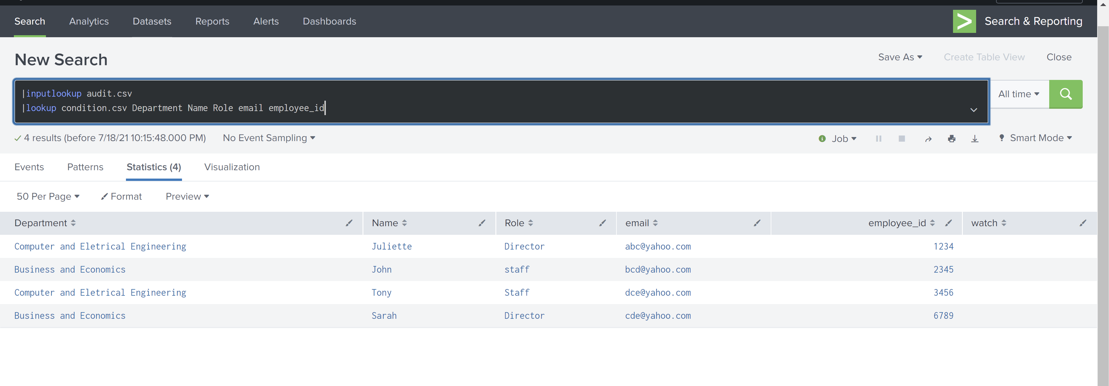 Solved kv store search, send alert and also store the the... Splunk