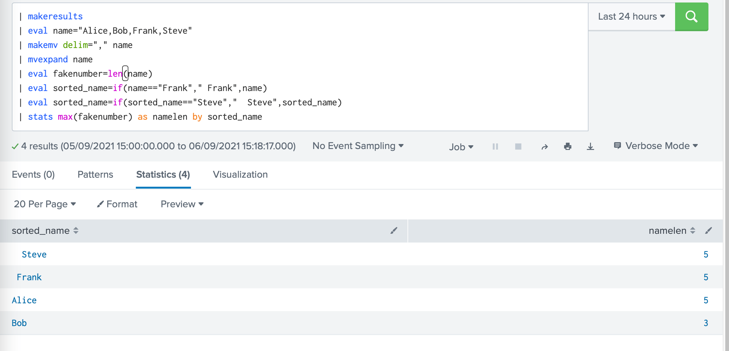 How can I change the sort order of data in a Trell... Splunk Community
