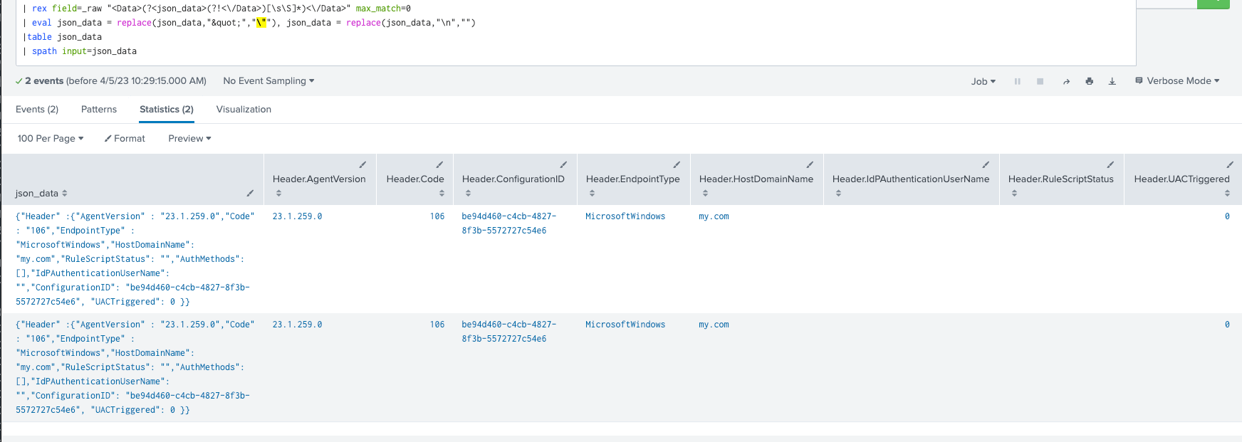How to achieve auto field extraction of nested JSO... Splunk Community